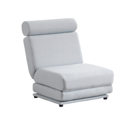 Foldable Single Sofa Bed with Pillow - Portable Leisure Sofa Chair, Breathable Wearable Linen, Easy to Store, Compact Design for Living Room & Bedroom